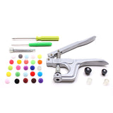 New Metal Fastener Snap Pliers Button+150Pcs T5 Plastic Resin Press Stud Cloth Metal Press Pliers Tools for T3 / T5 / T8 Snap